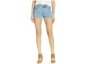 501 High Rise Button Fly Fringe Dottie Jeans In Blue
