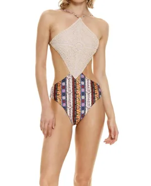 Adara One Peice Swim In Assorted