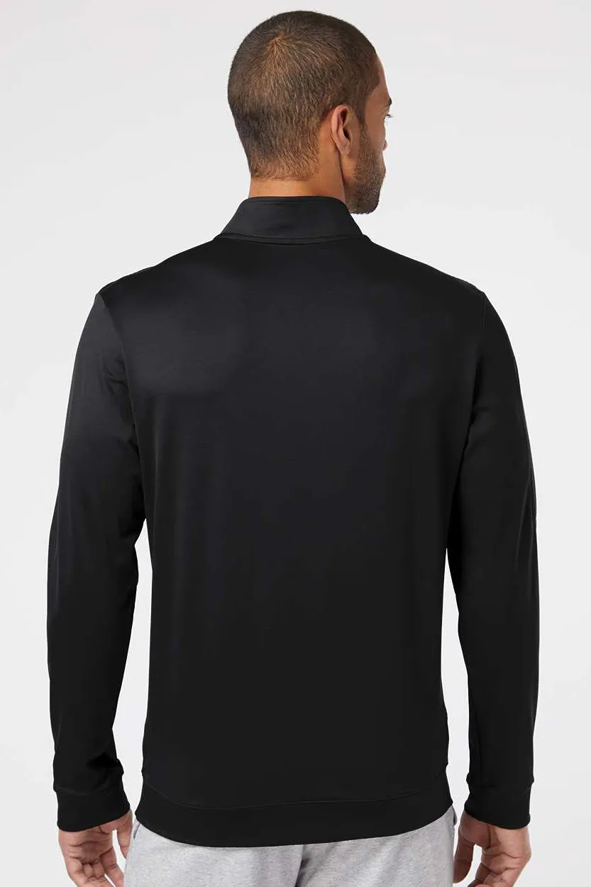 Adidas Mens Performance UPF 50  1/4 Zip Sweatshirt w/ Pocket - Black