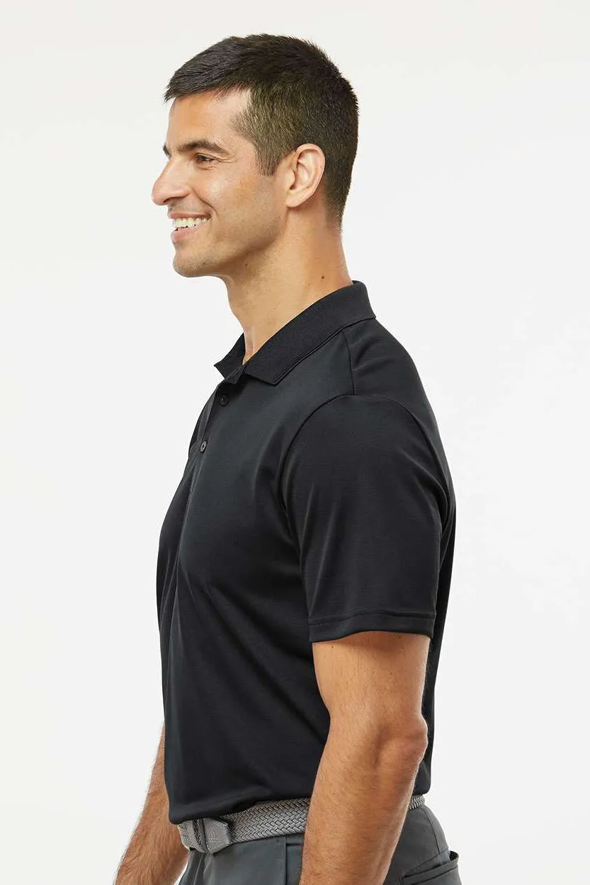 Adidas Mens UV Protection Short Sleeve Polo Shirt - Black