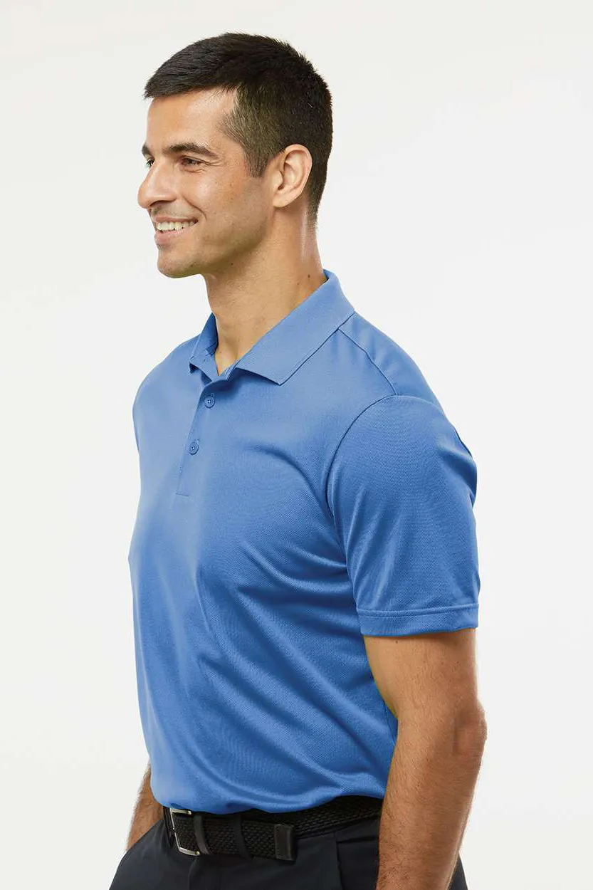 Adidas Mens UV Protection Short Sleeve Polo Shirt - Blue Fusion