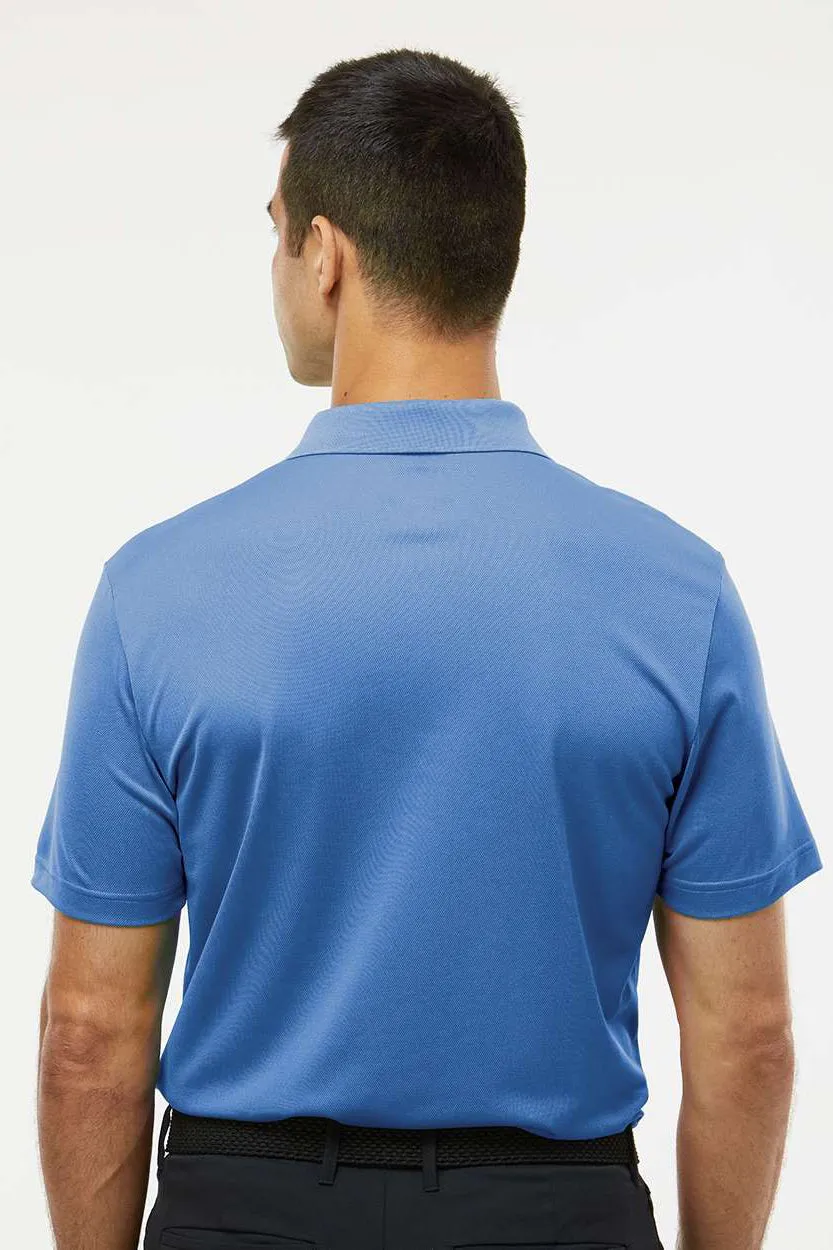 Adidas Mens UV Protection Short Sleeve Polo Shirt - Blue Fusion