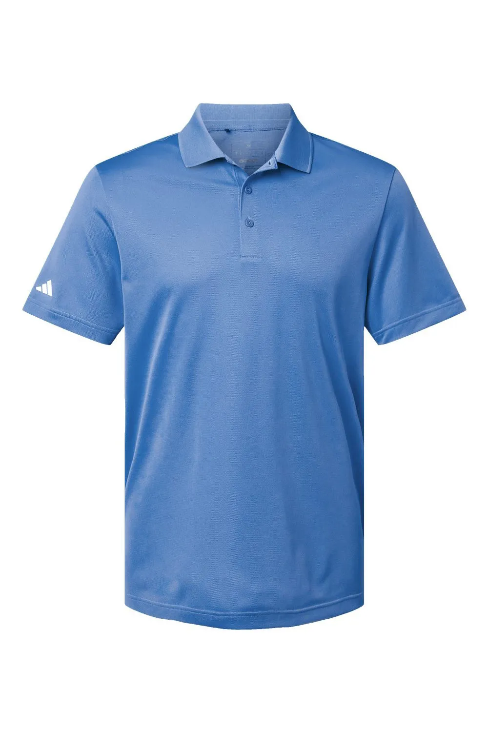 Adidas Mens UV Protection Short Sleeve Polo Shirt - Blue Fusion