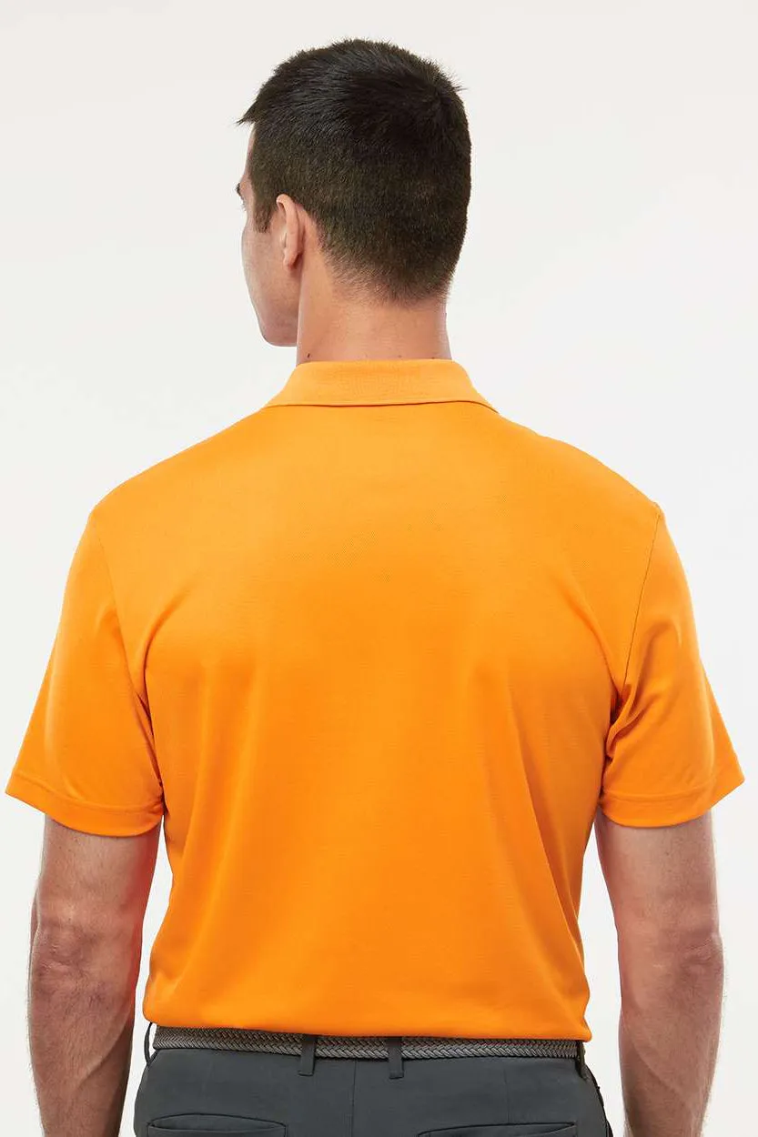 Adidas Mens UV Protection Short Sleeve Polo Shirt - Bright Orange