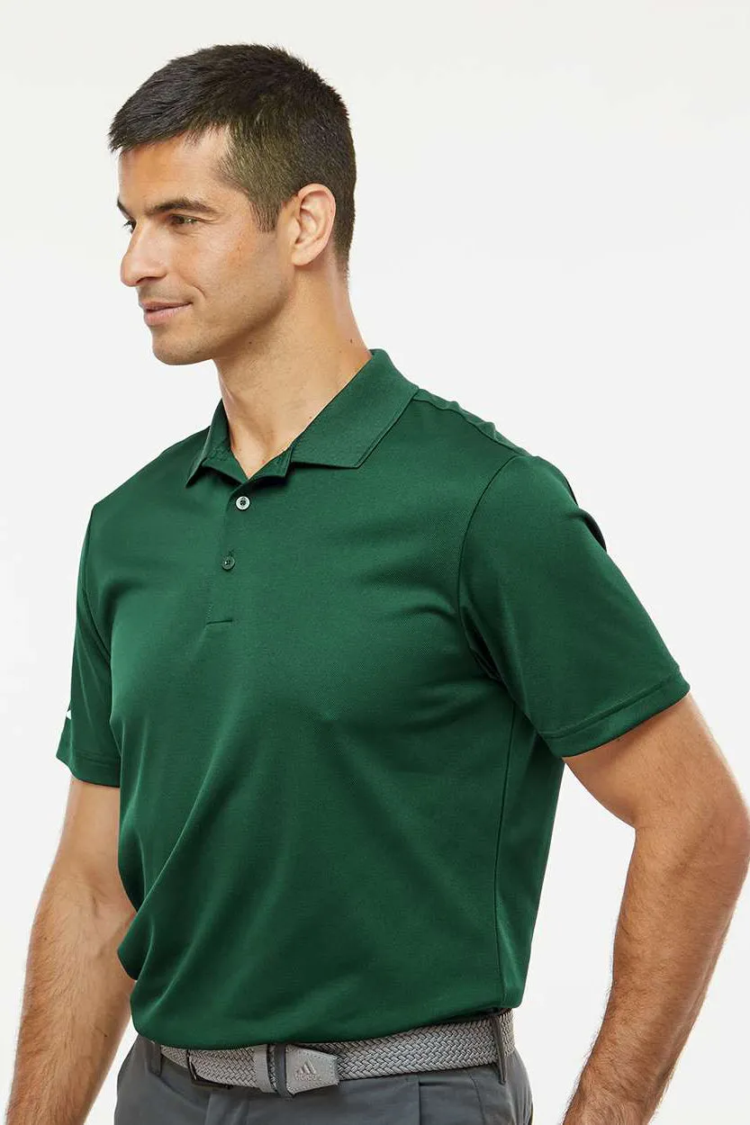 Adidas Mens UV Protection Short Sleeve Polo Shirt - Collegiate Green