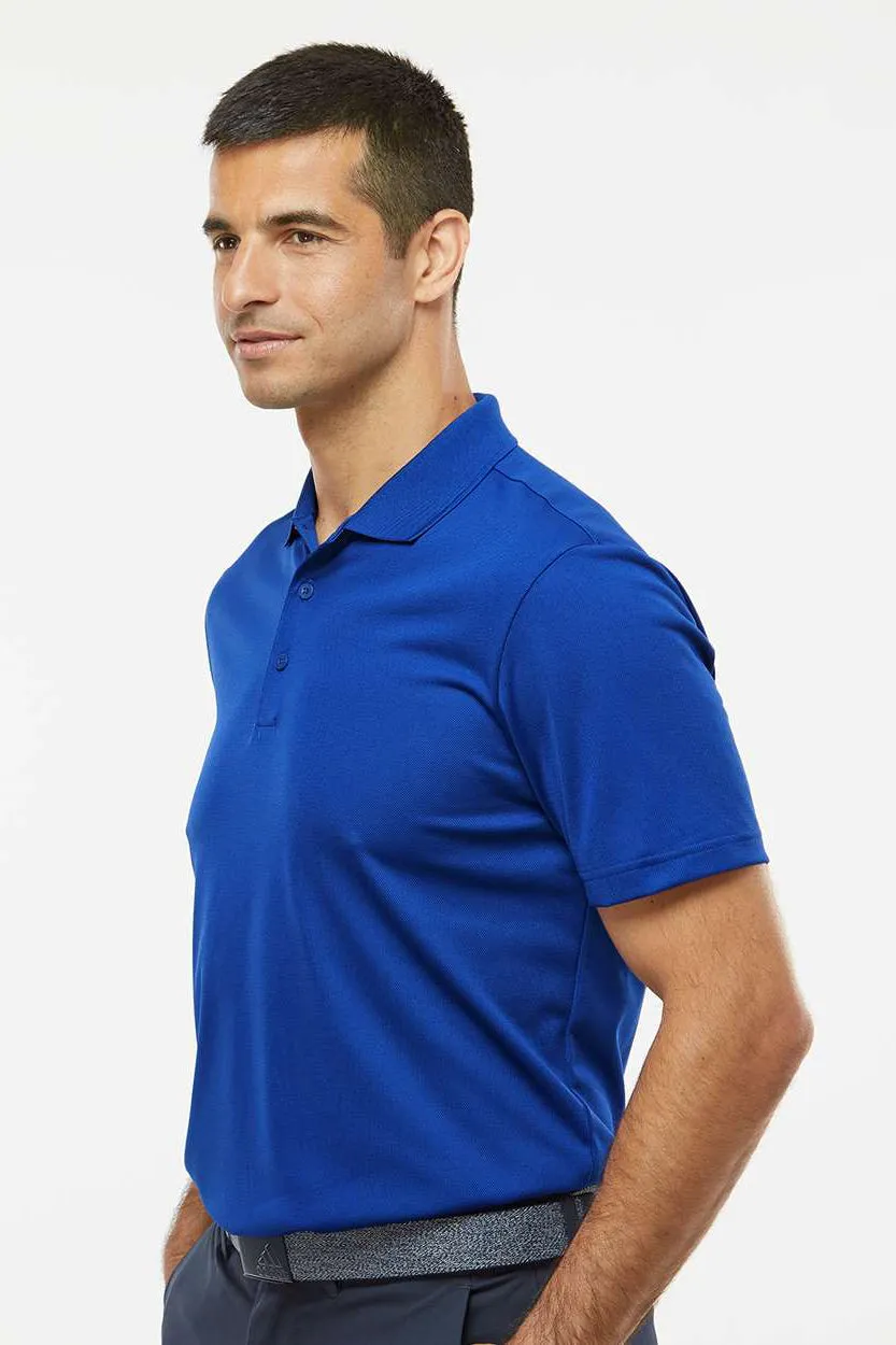 Adidas Mens UV Protection Short Sleeve Polo Shirt - Collegiate Royal Blue