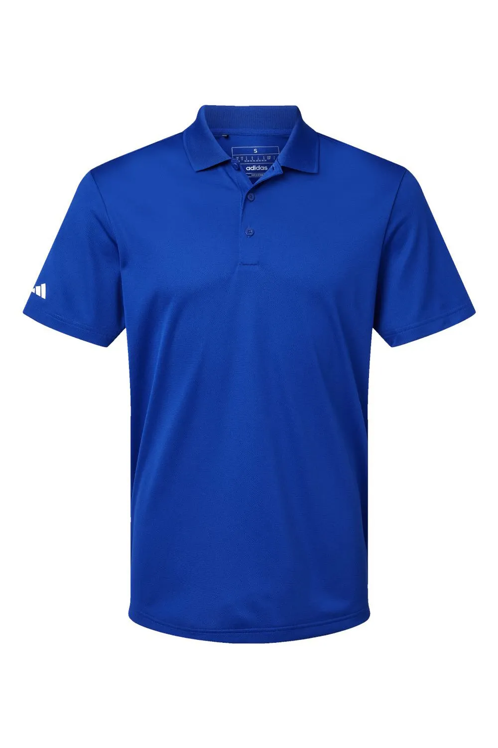 Adidas Mens UV Protection Short Sleeve Polo Shirt - Collegiate Royal Blue