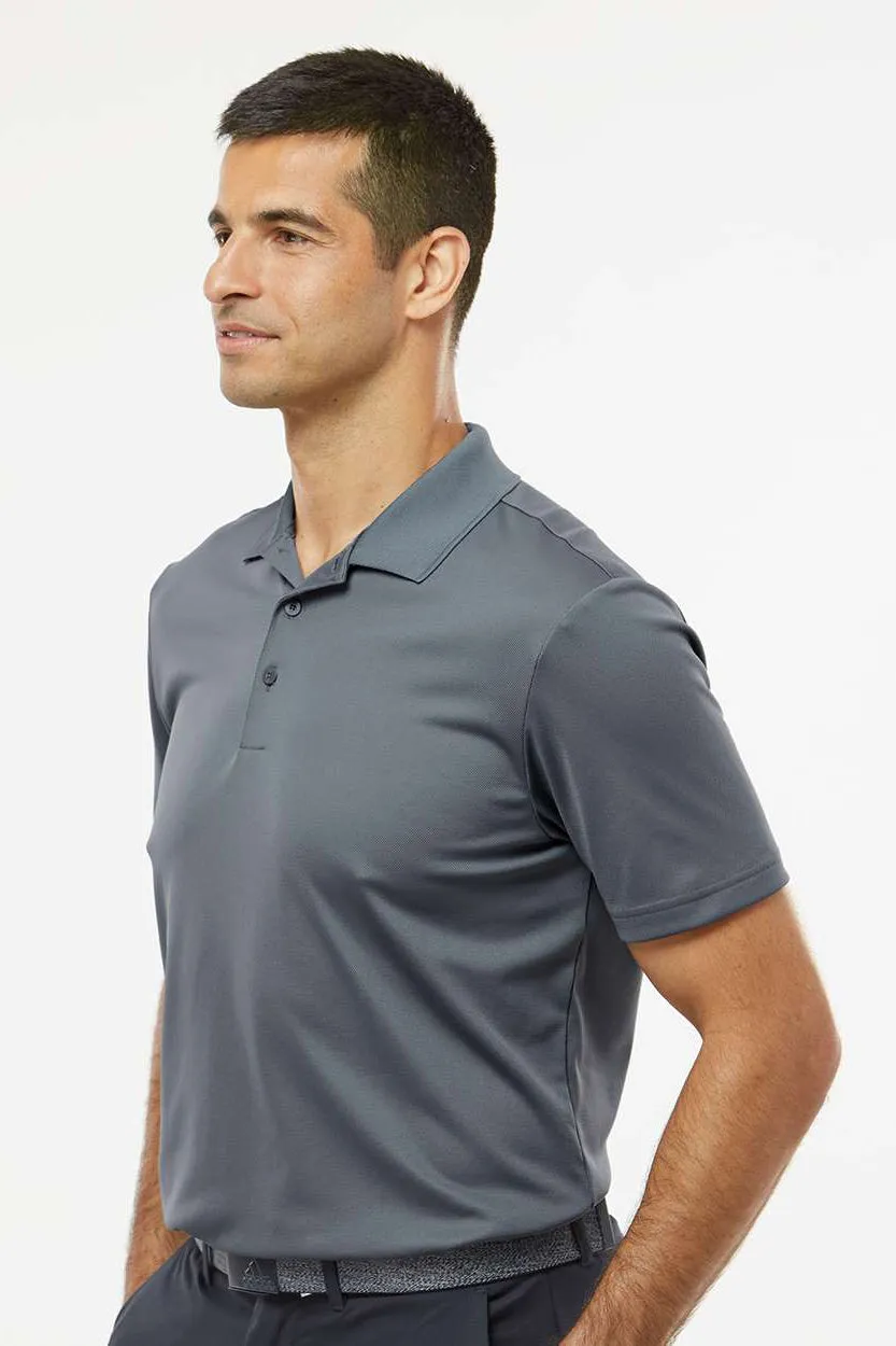 Adidas Mens UV Protection Short Sleeve Polo Shirt - Onix