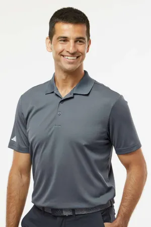 Adidas Mens UV Protection Short Sleeve Polo Shirt - Onix