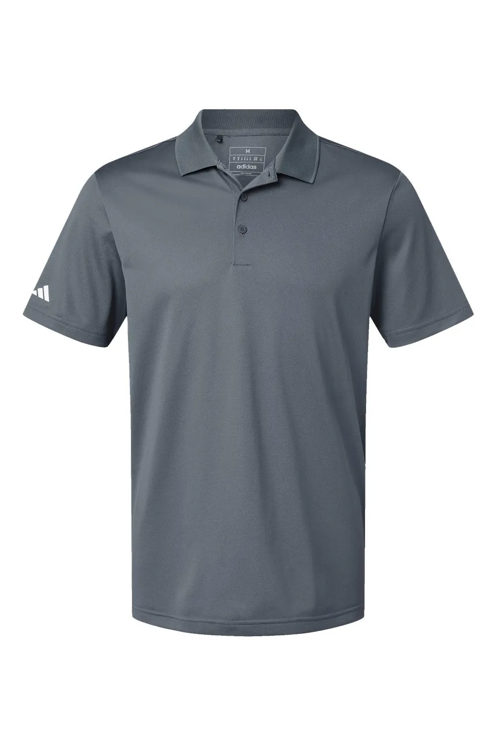 Adidas Mens UV Protection Short Sleeve Polo Shirt - Onix