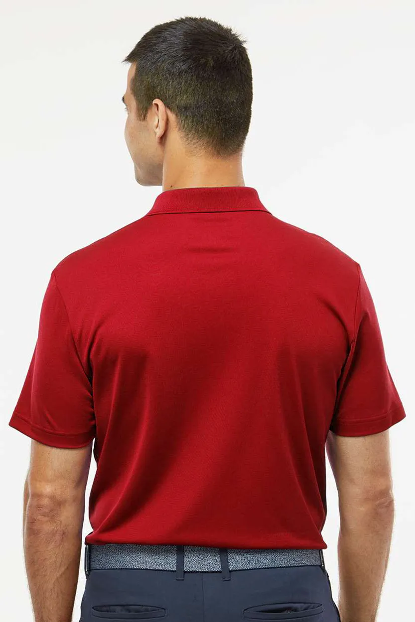 Adidas Mens UV Protection Short Sleeve Polo Shirt - Power Red