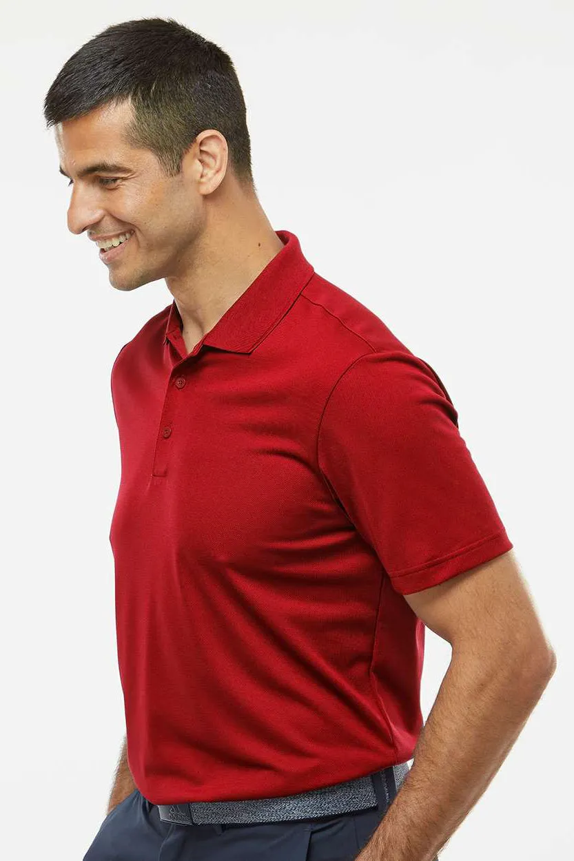 Adidas Mens UV Protection Short Sleeve Polo Shirt - Power Red