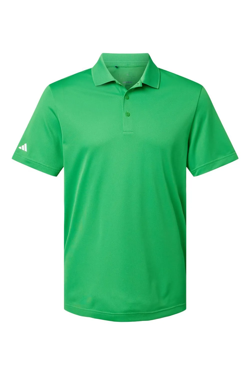 Adidas Mens UV Protection Short Sleeve Polo Shirt - Vivid Green