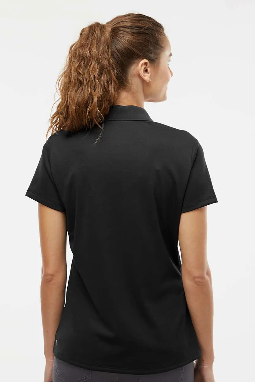 Adidas Womens UV Protection Short Sleeve Polo Shirt - Black