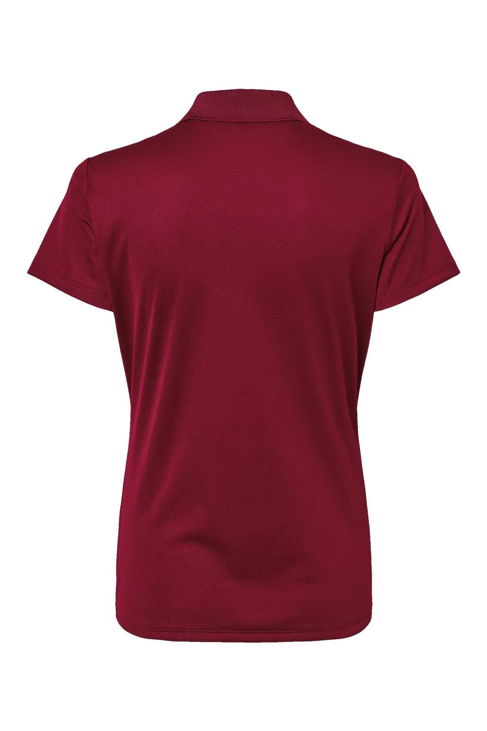 Adidas Womens UV Protection Short Sleeve Polo Shirt - Collegiate Burgundy