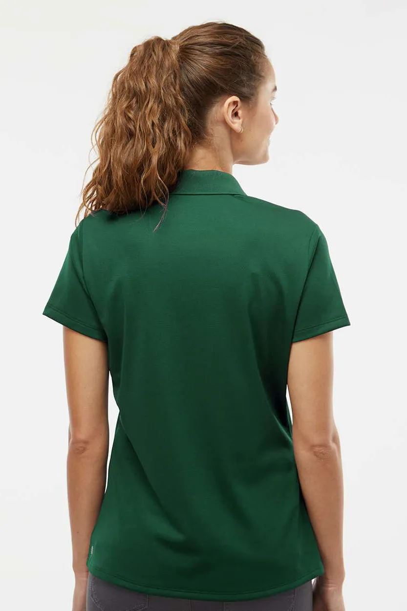 Adidas Womens UV Protection Short Sleeve Polo Shirt - Collegiate Green