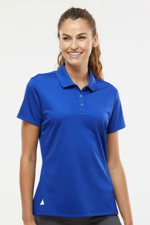 Adidas Womens UV Protection Short Sleeve Polo Shirt - Collegiate Royal Blue