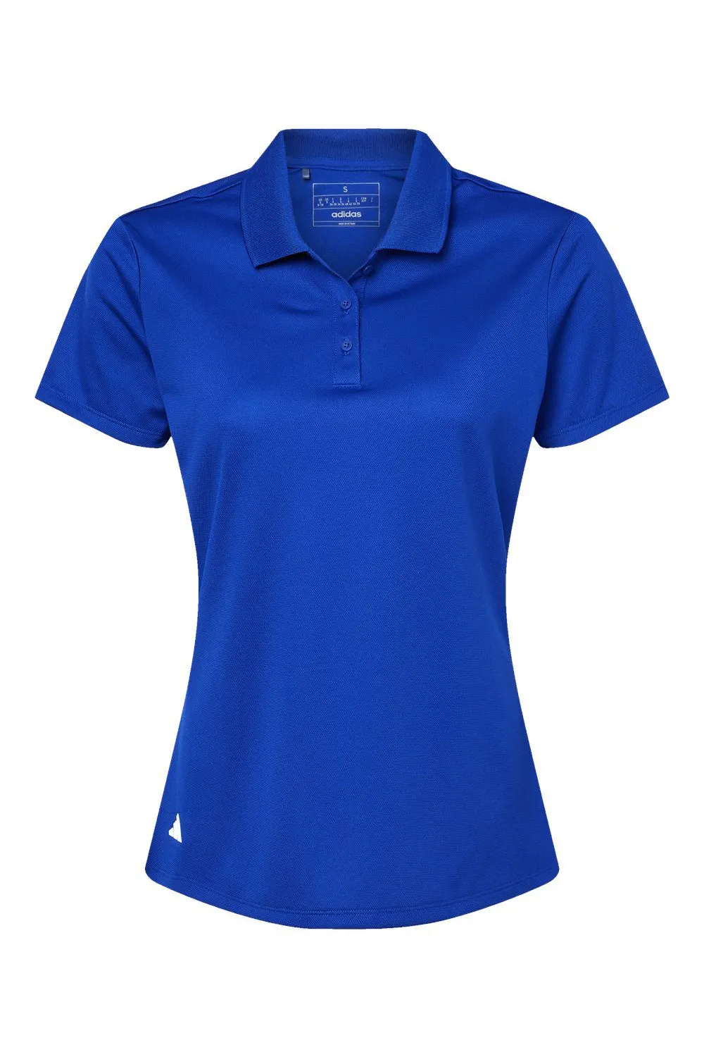 Adidas Womens UV Protection Short Sleeve Polo Shirt - Collegiate Royal Blue