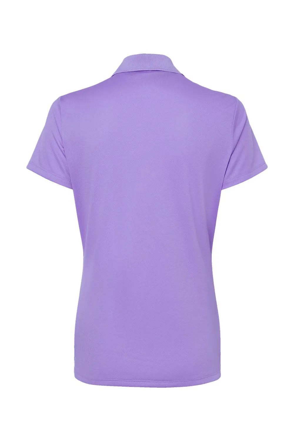 Adidas Womens UV Protection Short Sleeve Polo Shirt - Light Flash Purple