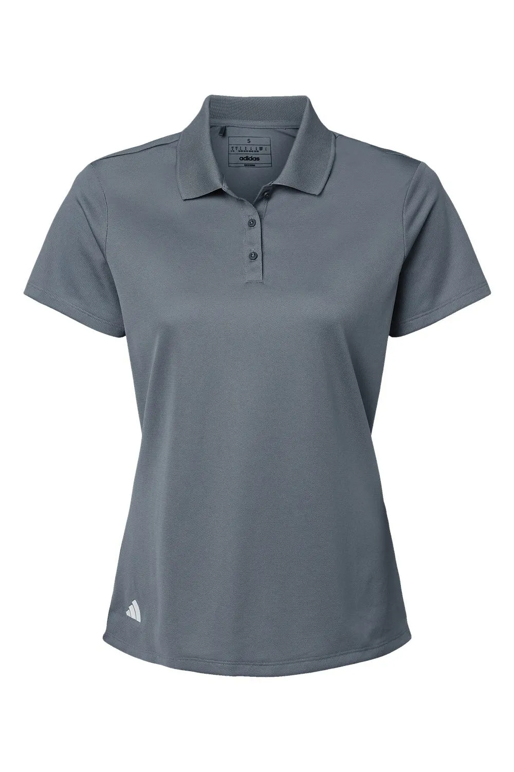 Adidas Womens UV Protection Short Sleeve Polo Shirt - Onix