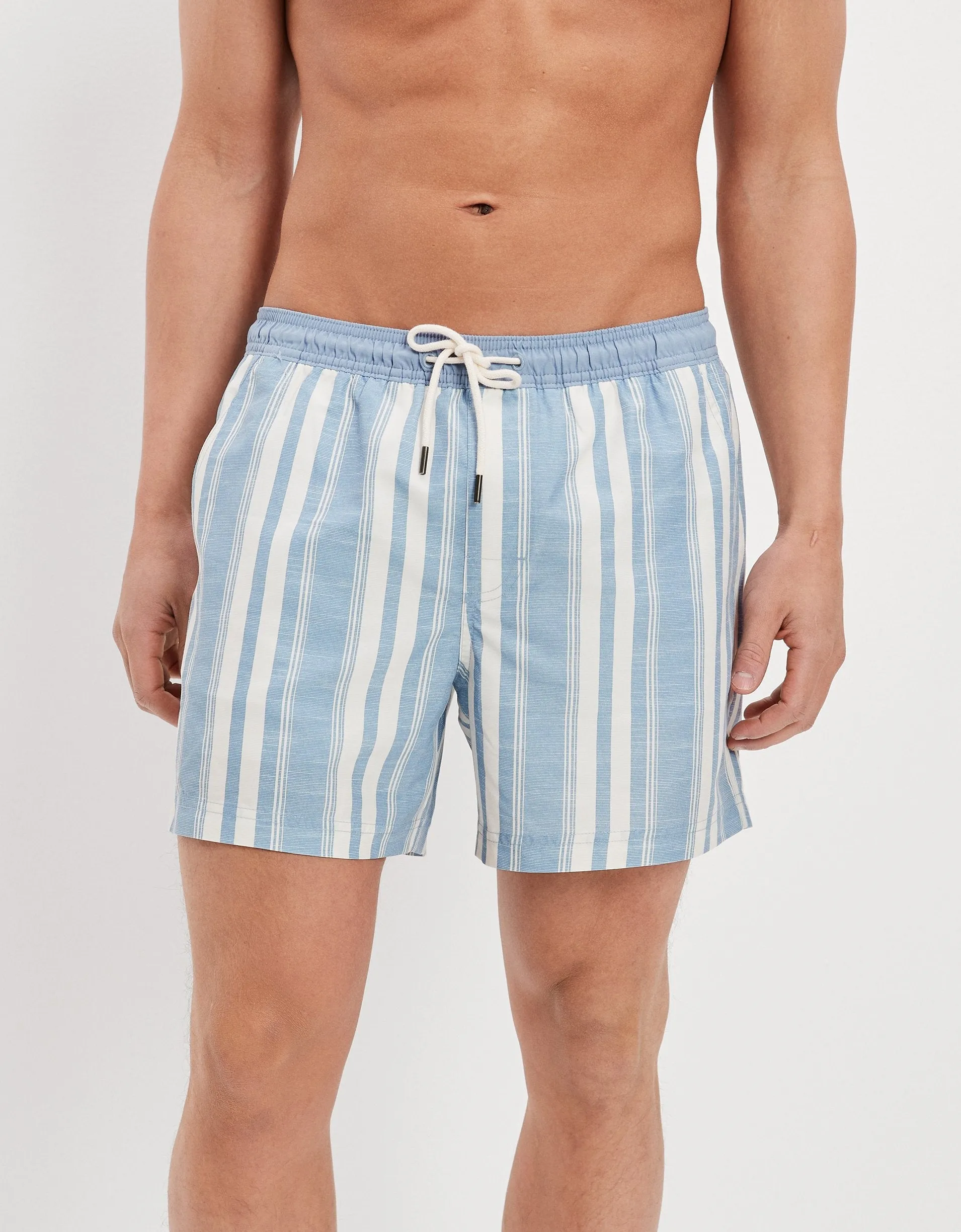 AE 5.5" Striped Swim Trunk