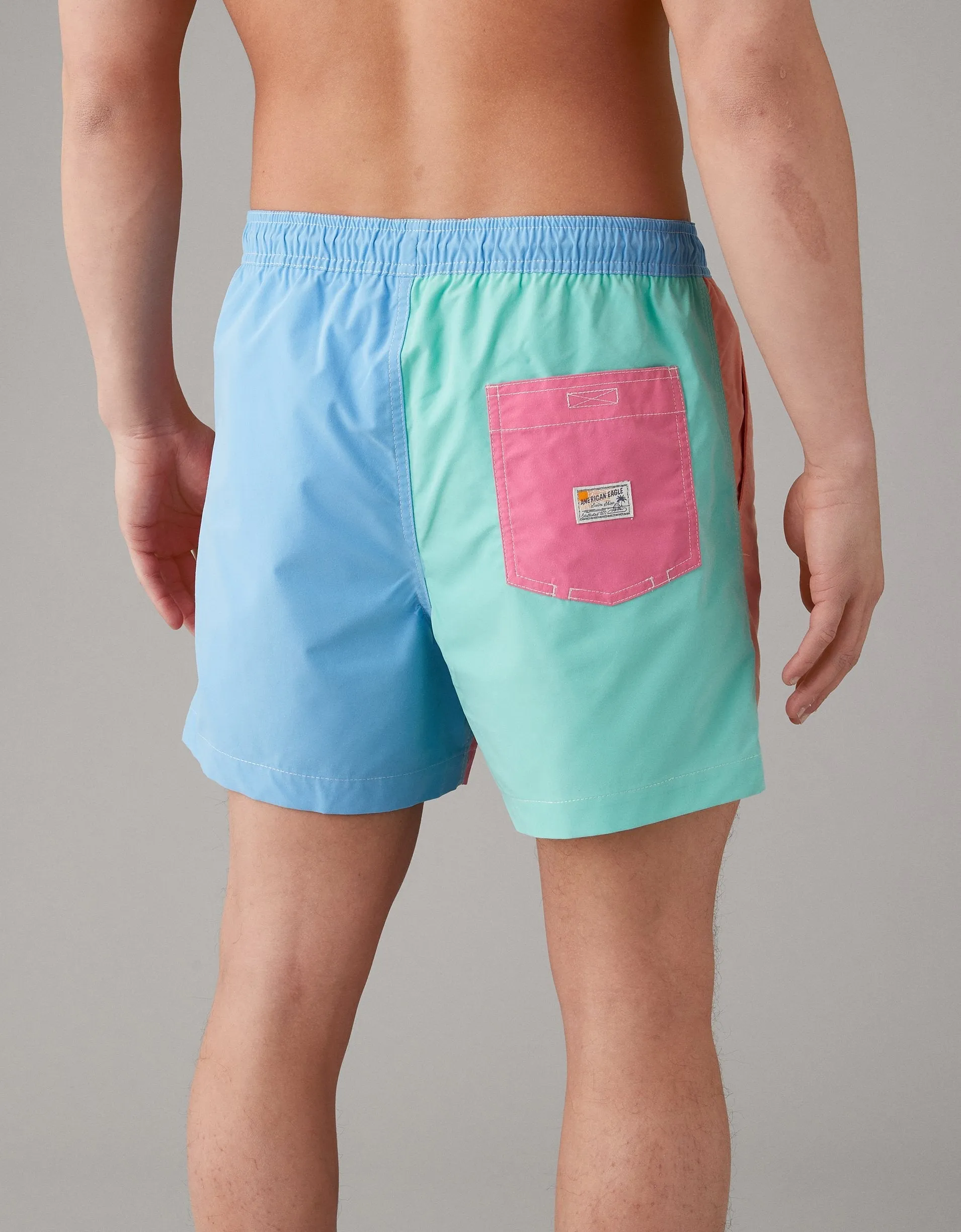AE Colorblock Flex 5" Swim Trunk