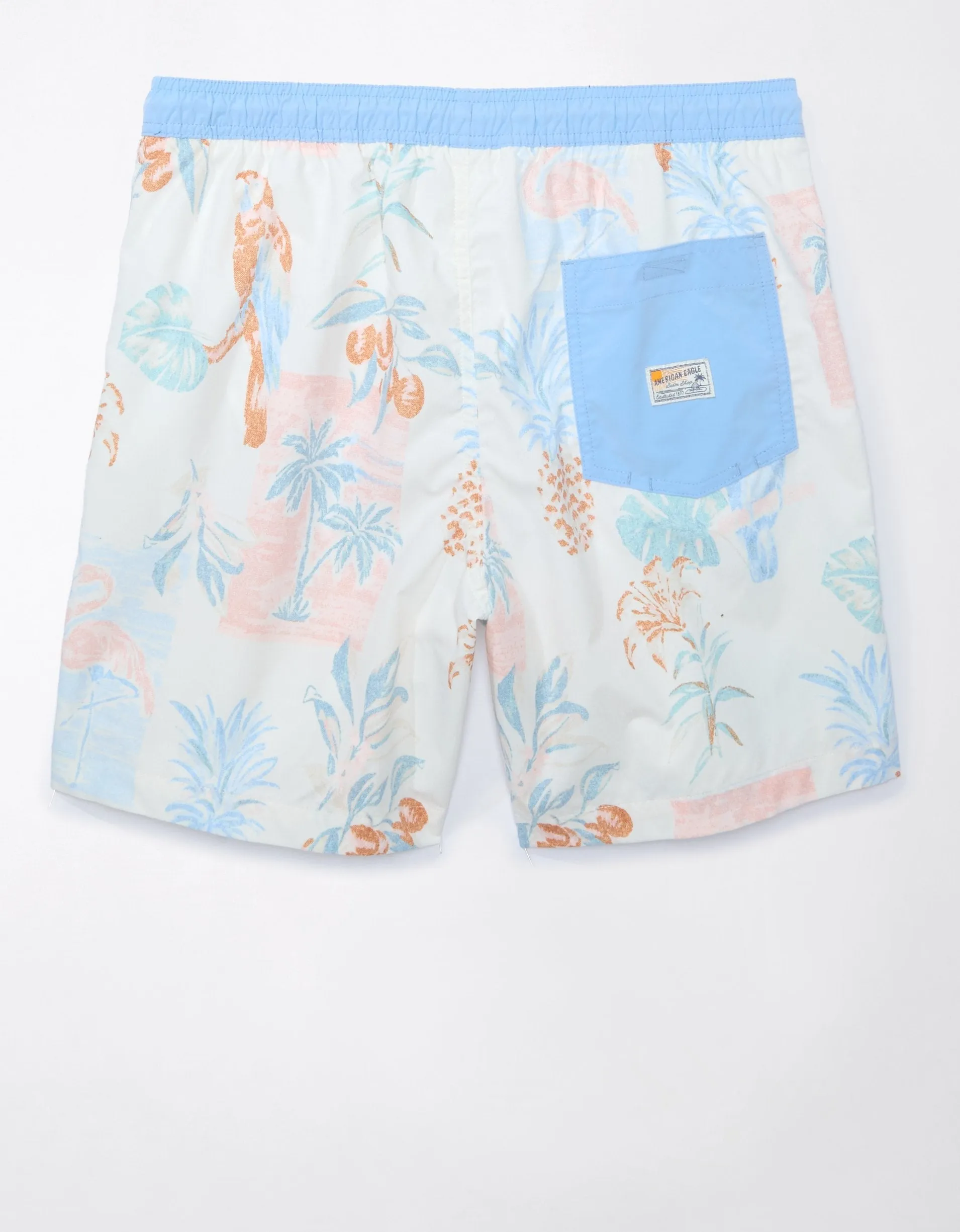 AE Floral Flex 7" Swim Trunk