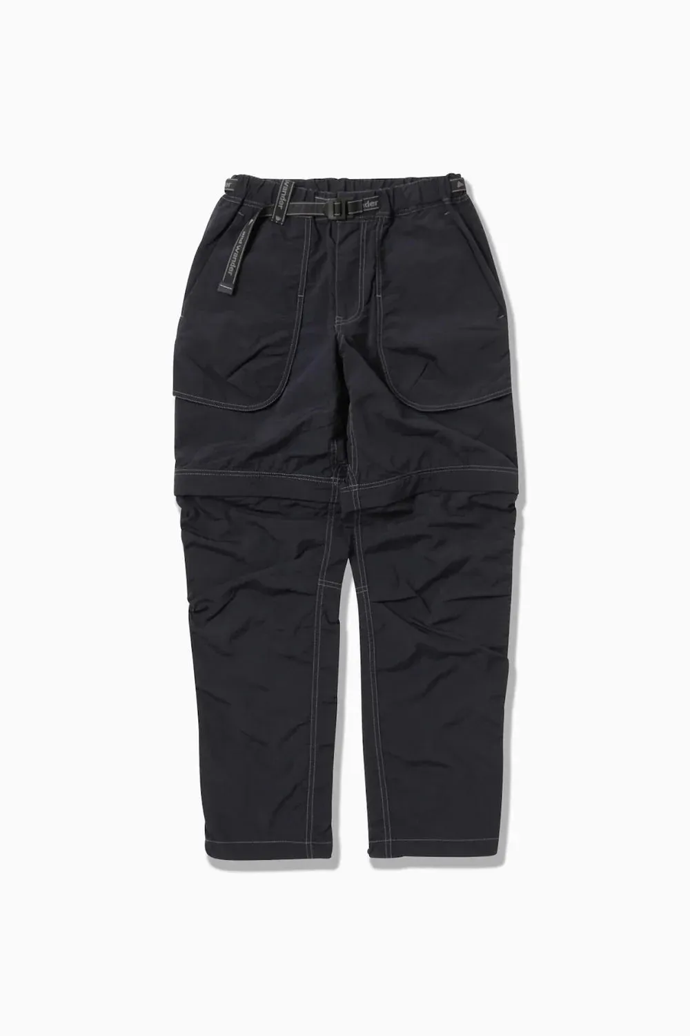And Wander | NY Taffeta Hiker 2Way Pants | Black