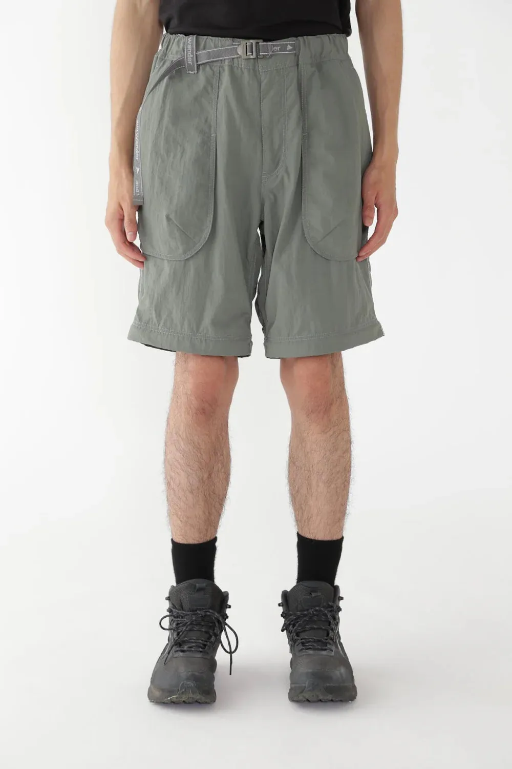 And Wander | NY Taffeta Hiker 2Way Pants | Black