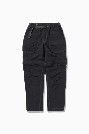 And Wander | NY Taffeta Hiker 2Way Pants | Black