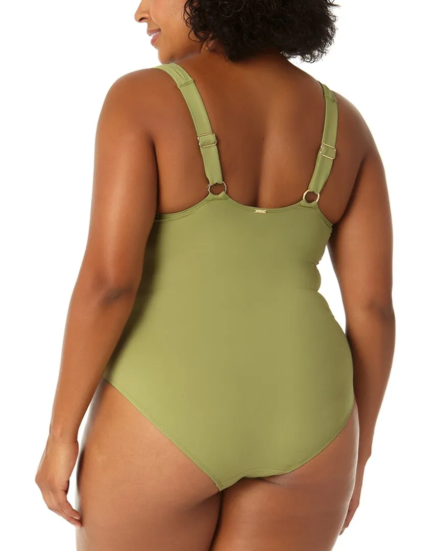 Anne Cole Classic Square Neck One-Piece