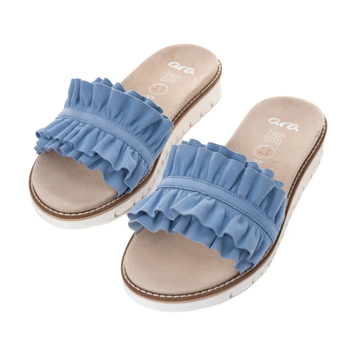 Ara Women's Keyes Azure Blue Suede