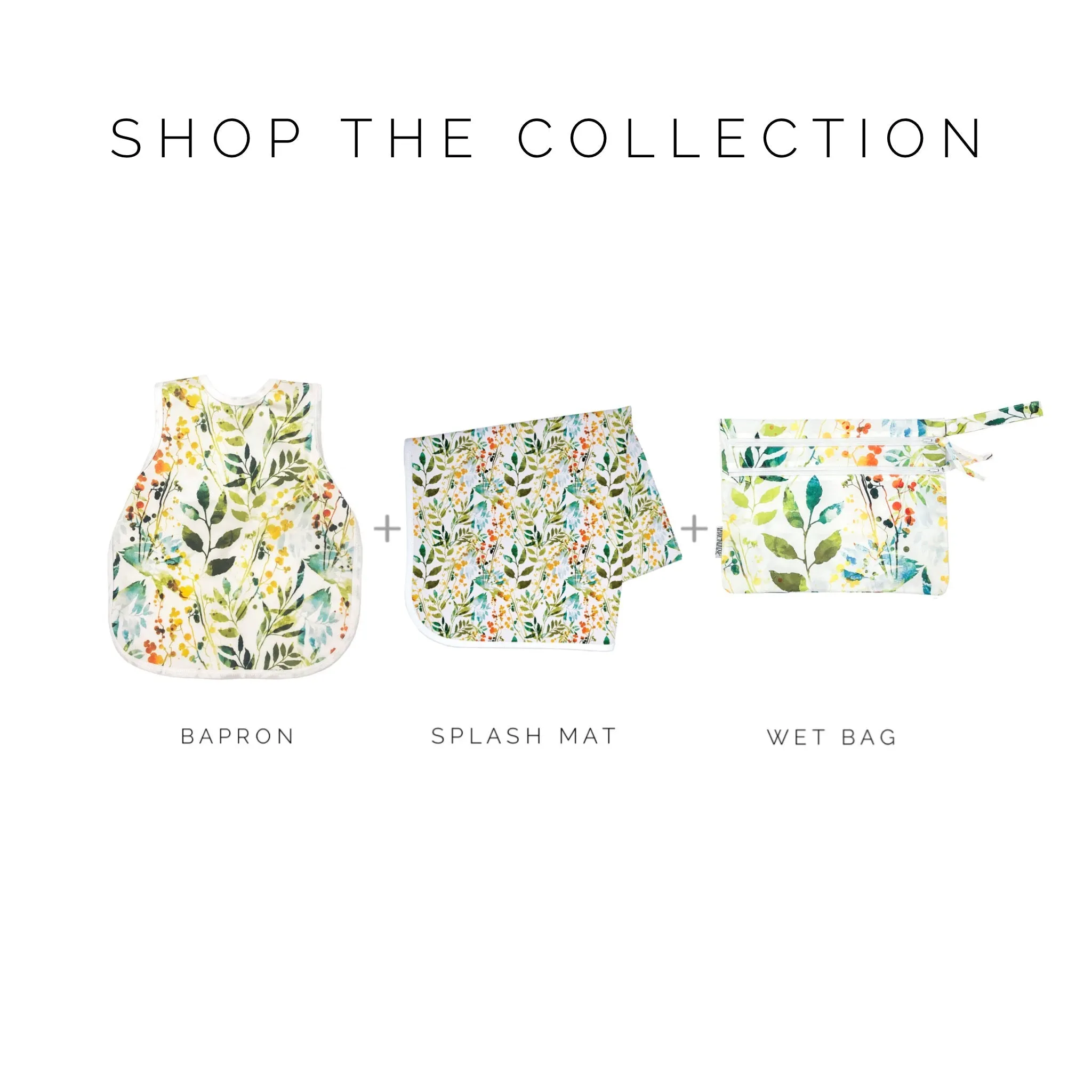 Autumn Leaves - Waterproof Wet Bag (for Mealtime, On-the-go, And More!) Babykids_Bapron-Baby