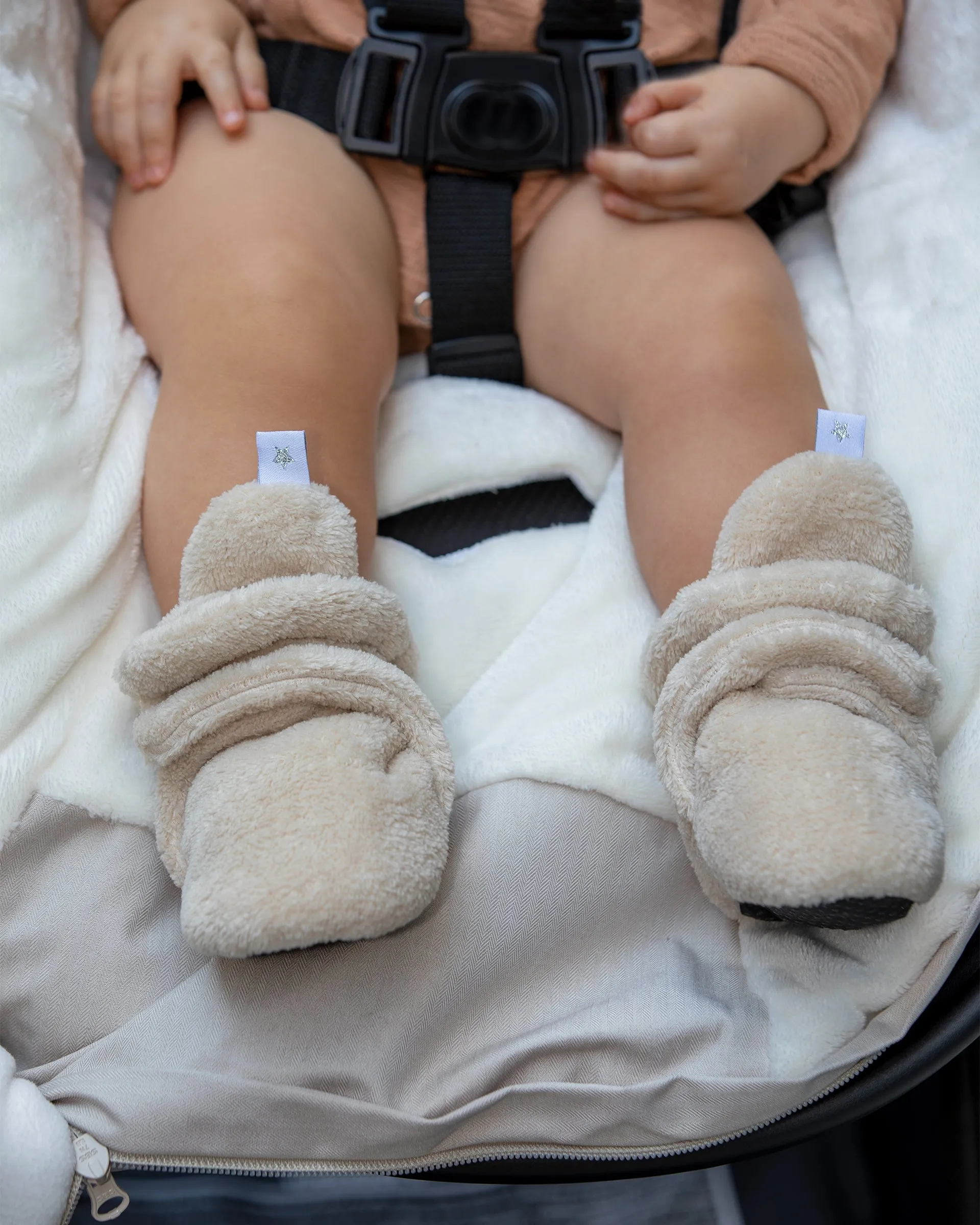 Baby Bootie Slippers - Plush Babykids_7am-Enfant