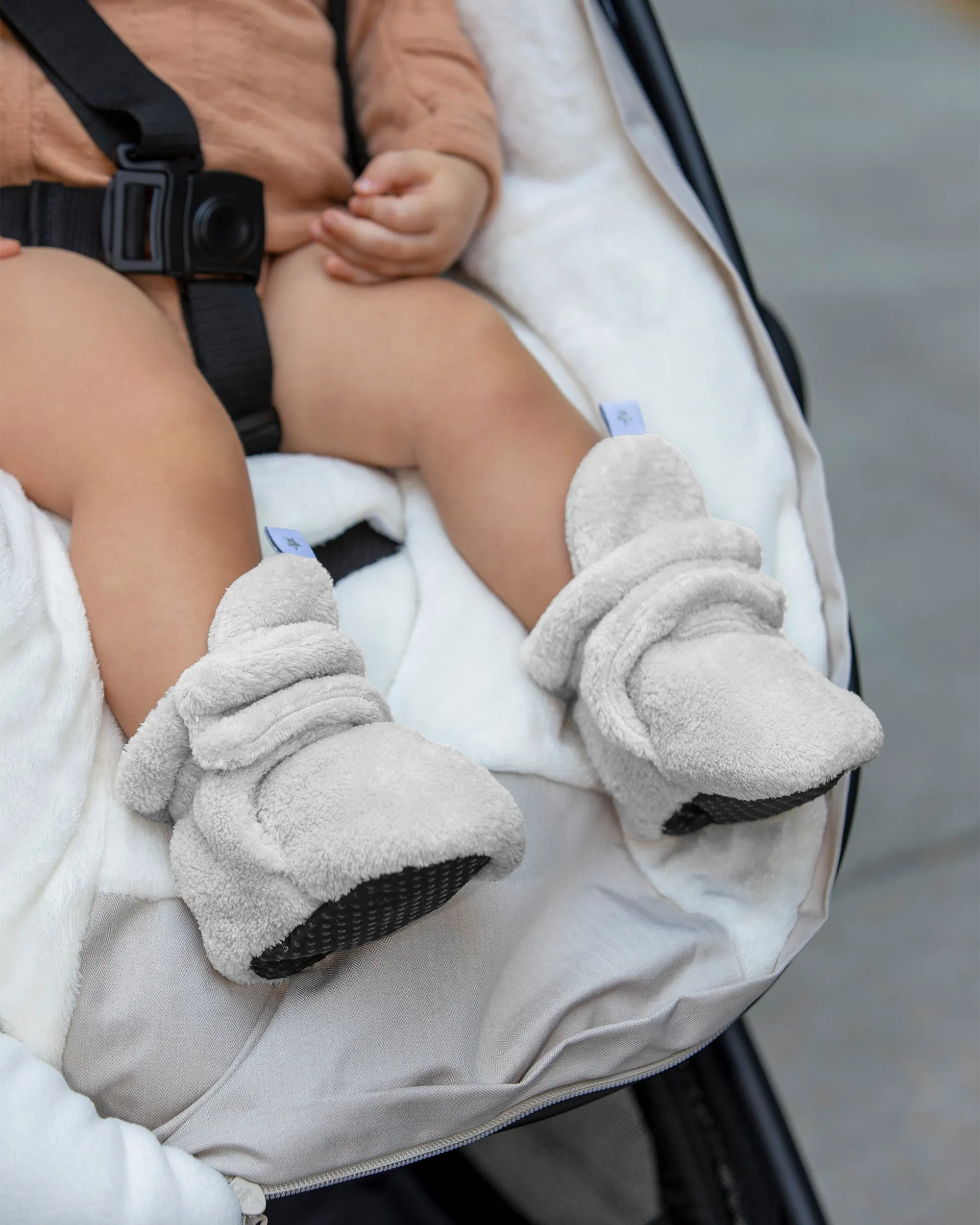 Baby Bootie Slippers - Plush Babykids_7am-Enfant