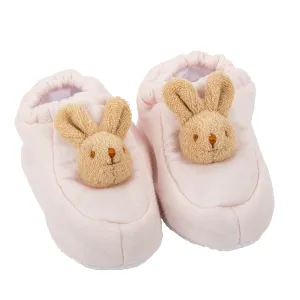 Babykids_Trousselier_Toys Trousselier Slippers Bunny 0-2 Years - Pouder Pink Linen