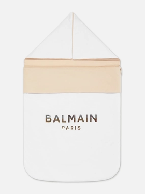 Balmain Baby Logo Nest in White