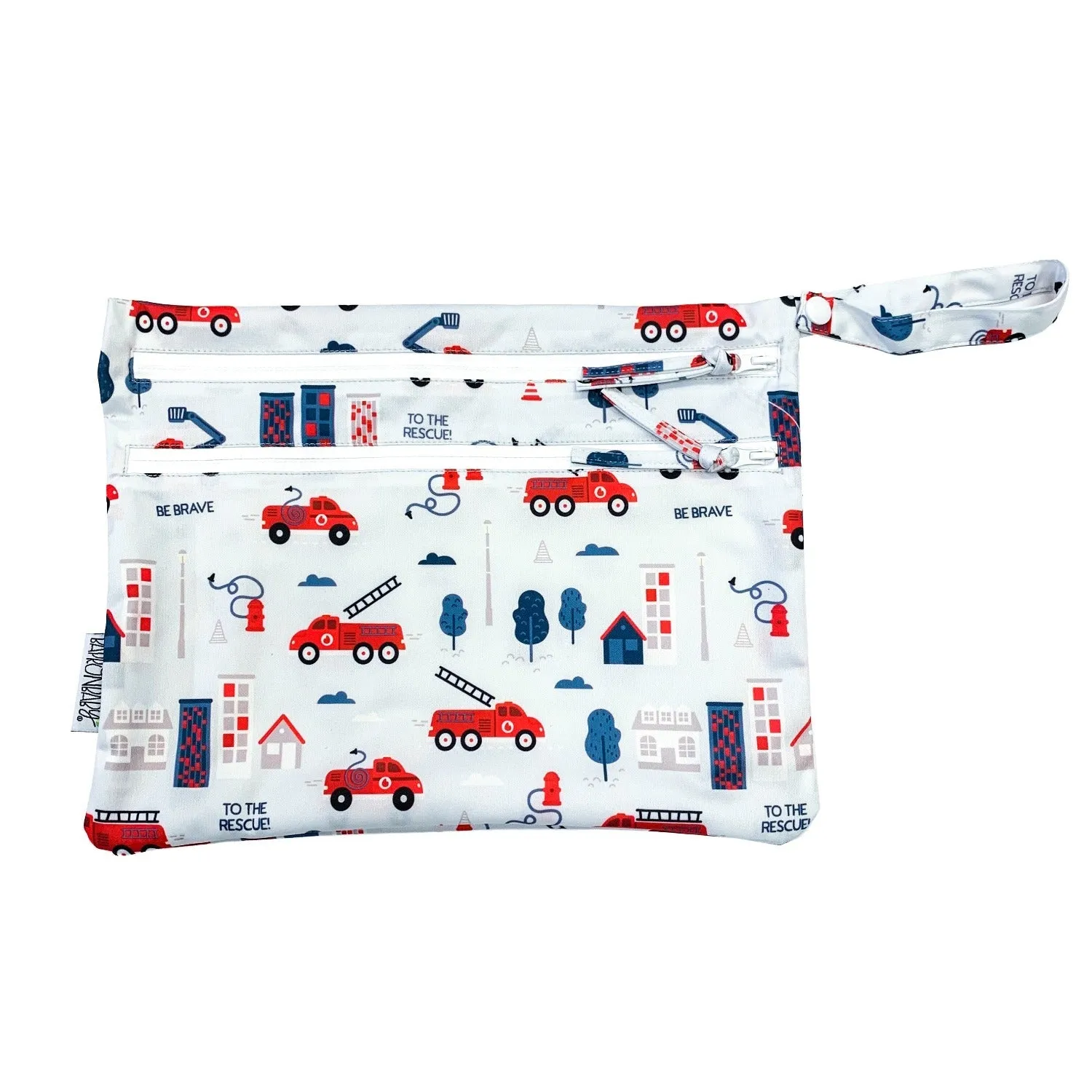 Be Brave - Firefighter - Waterproof Wet Bag (for Mealtime, On-the-go, And More!) Sale Babykids_Bapron-Baby