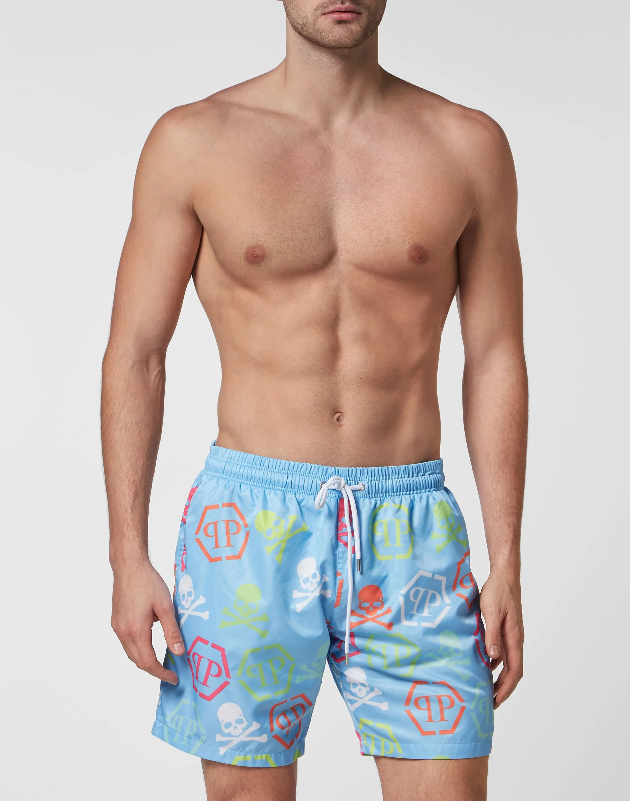 Beachwear Trousers Skull and Plein