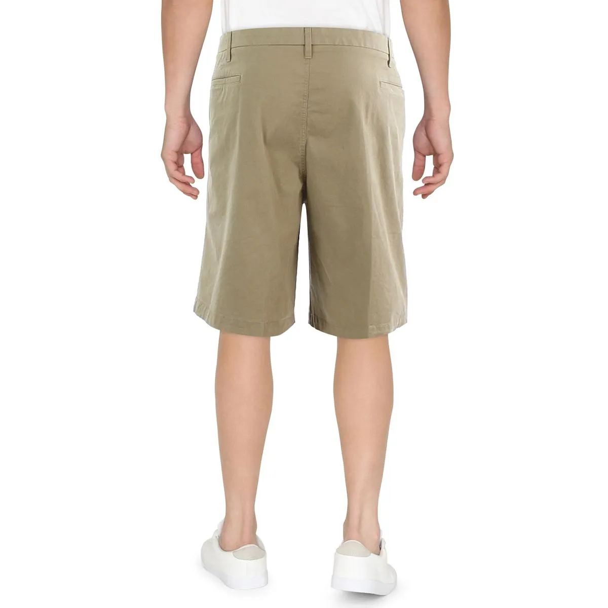 Big & Tall Mens Flexible Waistband Short Khaki Shorts