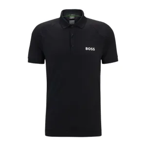 BOSS x Matteo Berrettini waffle-fabric polo shirt