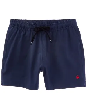 Brooks Brothers Solid Swim Trunk