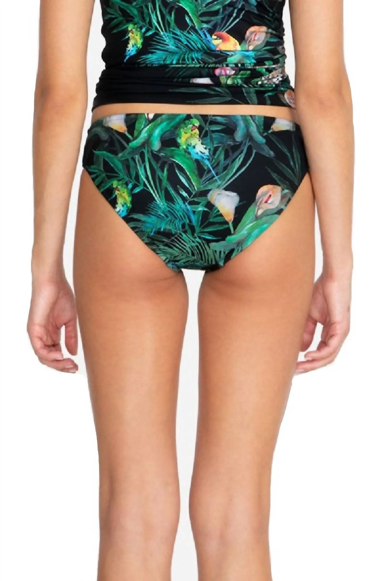 Calla Lily Hipster Bikini Bottom In Multi
