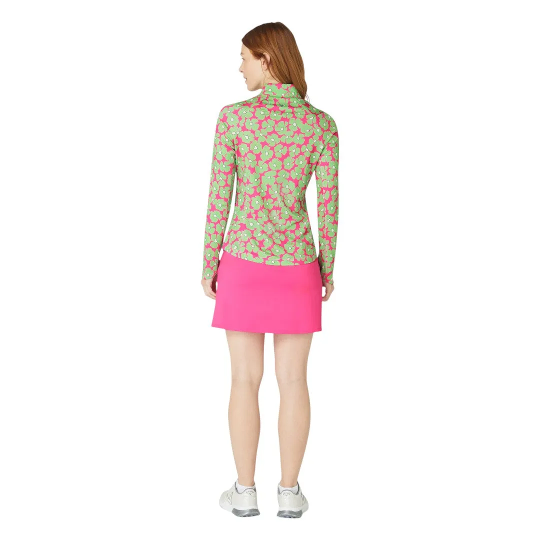 Callaway Ladies Floral Sun Protection Golf Top CGKSF200