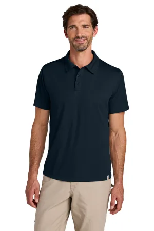 Carhartt Mens Force Sun Defender Moisture Wicking Short Sleeve Polo Shirt - Navy Blue