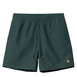 Carhartt WIP Chase Swim Trunks Botanic / Gold