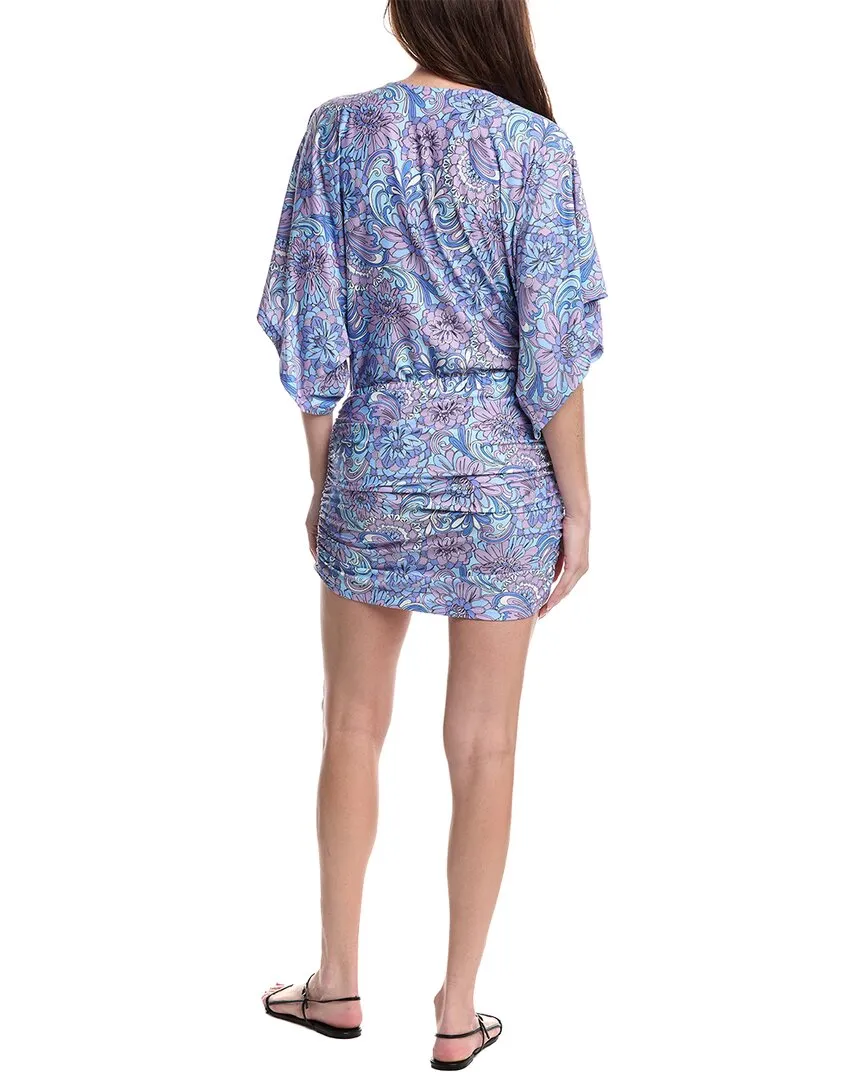 Carmen Marc Valvo V-Neck Cover-Up