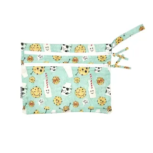 Cookies & Milk - Waterproof Wet Bag (for Mealtime, On-the-go, And More!) Babykids_Bapron-Baby