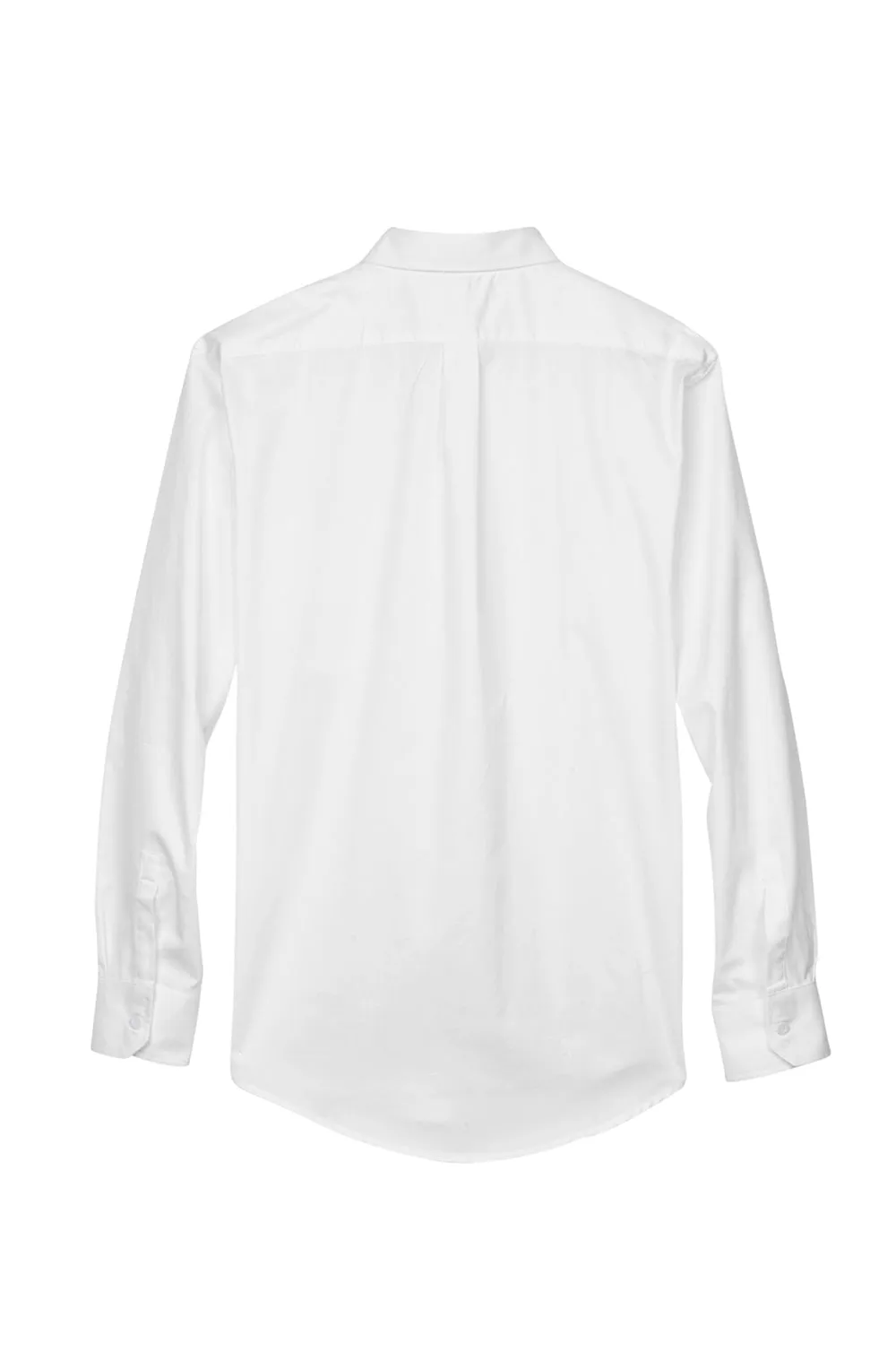 Core 365 Mens Operate UV Protection Long Sleeve Button Down Shirt w/ Pocket - White