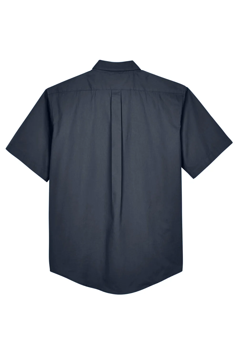 Core 365 Mens Optimum UV Protection Short Sleeve Button Down Shirt w/ Pocket - Carbon Grey  Perfect Clothing Core-365